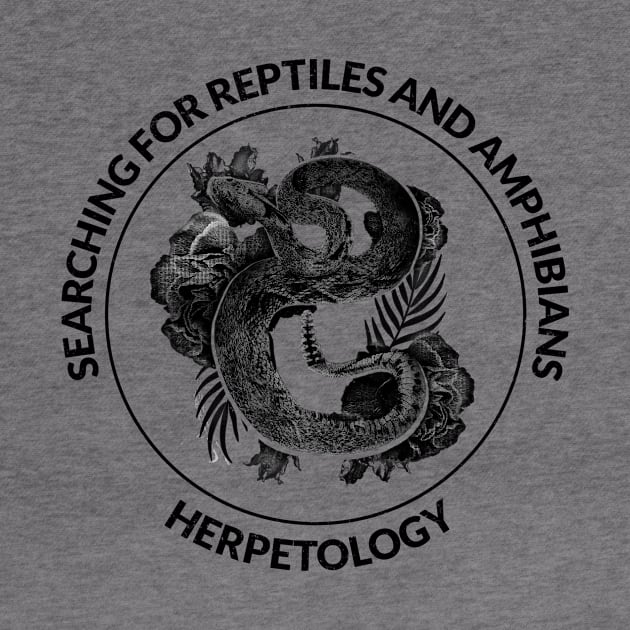 Herpetology snake shirt by Samko Shirts